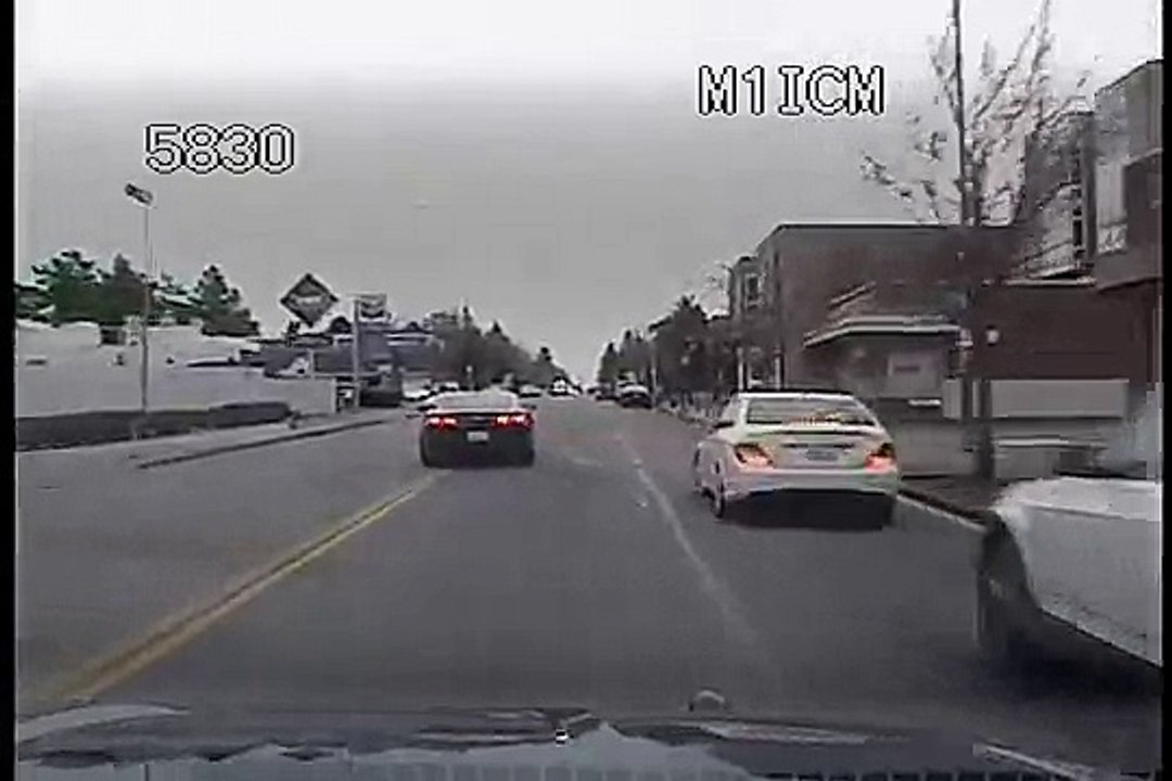 Quand la police n'aide la police lors d'une course poursuite