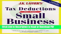 Read J.K. Lasser s Tax Deductions for Small Businesses (2nd ed) Free Books