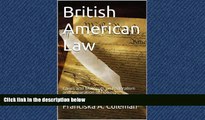 READ book British American Law: Cases and Materials on Federalism and Separation of Powers