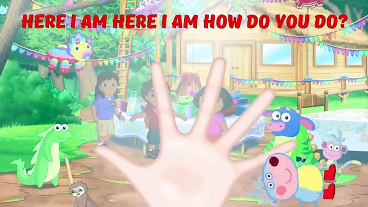 Peppa Pig Pocoyo Masquerade Finger Family Nursery Rhymes Lyrics
