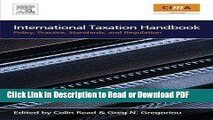 PDF International Taxation Handbook: Policy, Practice, Standards, and Regulation Free Books