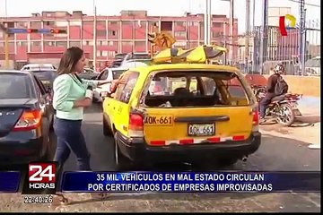 35 mil vehículos en mal estado circulan con certificados de empresas improvisadas