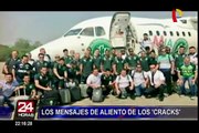 Cracks comparten mensajes de aliento tras tragedia aérea del Chapecoense