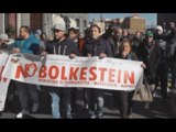 Napoli - Ambulanti protestano contro la Direttiva Bolkestein (29.11.16)