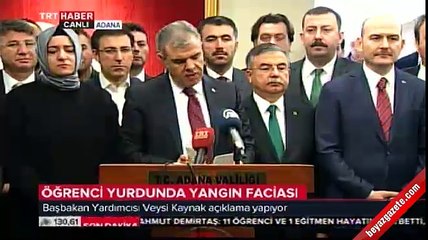Başbakan Yardımcısı Kaynak'tan faciayla ilgili açıklama