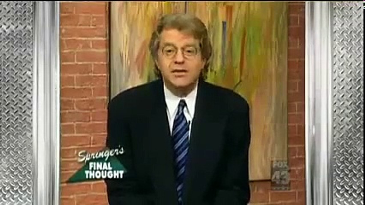 Jerry Springer 1996 Final Thought - Progeria and helping disadvantaged kids