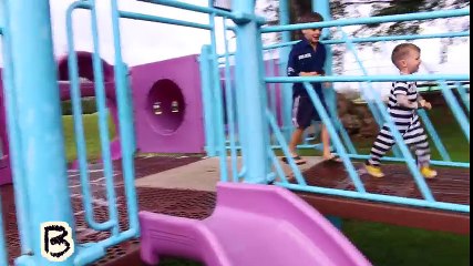 POLICE BABY Escape JAIL Baby PRISON IRL In Real Life Power Wheels COPS Community Service