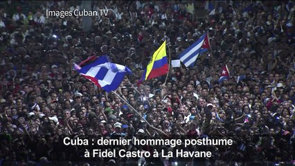 Mobilisée en masse, La Havane dit adieu à Fidel Castro