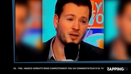 OL – PSG : Marco Verratti rend complètement fou un commentateur d’OL TV