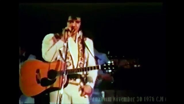 Elvis Presley, performed Anaheim C.A November 30, 1976