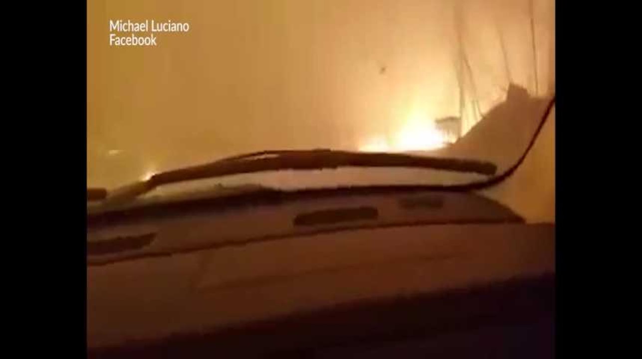 Des automobilistes échappent de justesse aux incendies qui ravagent le Tennessee