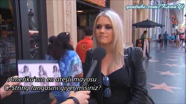Bu Tangayı Giyer misiniz- - ABD Sokak Röportajları