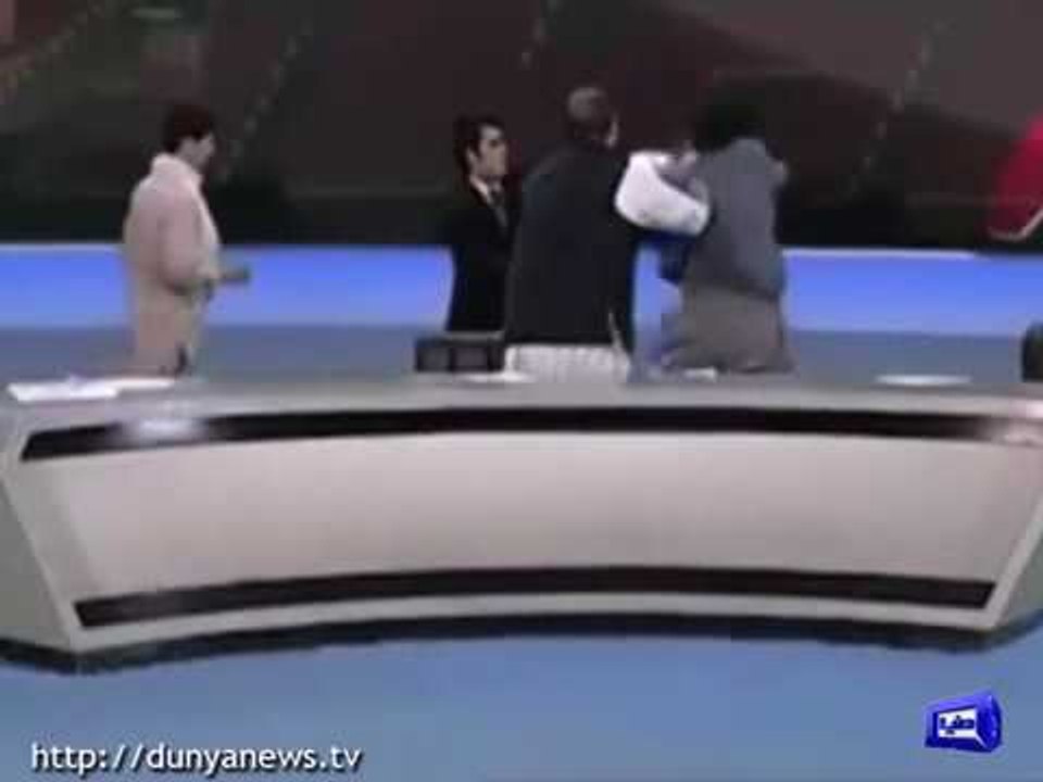 Intense Fight Between Afghan Politicians In live TV show