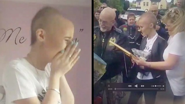 Bikers Help Irish Teen's Dreams Come True