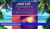 Price GRE CAT Answers to Real Essay Questions (Peterson s GRE Answers to the Real Essay Questions)