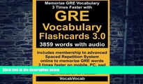 Best Price GRE Vocabulary Flashcards 3.0: 3859 GRE Words with Audio Vocab Vocab For Kindle