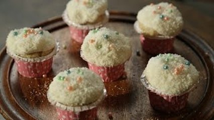 Coconut Cupcakes | Eggless Cupcakes | Beat Batter Bake With Upasana