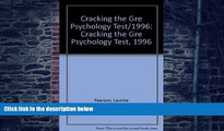 Price Cracking the GRE Psychology Test 96 ed (Princeton Review: Cracking the GRE Psychology)