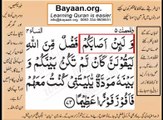 Quran in urdu Surah AL Nissa 004 Ayat 073 Learn Quran translation in Urdu Easy Quran Learning