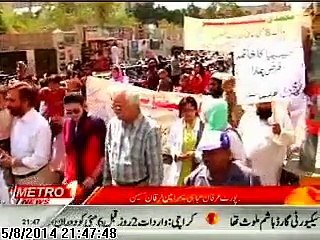 Thalassemia Awareness walk on Karachi Press Club by Muhammadi Blood Bank in connection of World Thalassemia Day