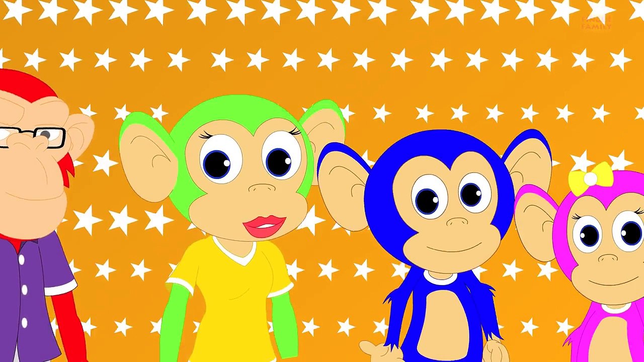 Monkey Finger Family for Babies | Nursery Rhymes for Children and Kids