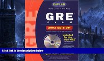 Pre Order Kaplan GRE Exam 2003 with CD-ROM (Kaplan GRE Premier Program (W/CD)) Kaplan On CD
