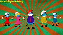 The Smurfs Finger Family - Nursery Rhymes For Children - Smurfs Finger Family Songs