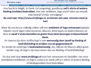 Zelf kleding bedrukken Genk