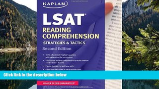 Buy Scott Emerson Kaplan LSAT Reading Comprehension Strategies   Tactics (Kaplan Test Prep)