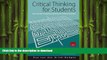 FAVORIT BOOK Critical Thinking for Students: Learn the Skills of Analysing, Evaluating and