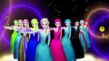 Frozen Elsa Colors Rainbow Hair | Twinkle Twinkle Little Star And Jingle Bells Jingle Bells Songs