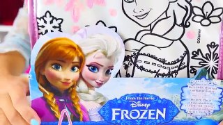 Disney Frozen Elsa in Real life - Coloring Frozen School backpack