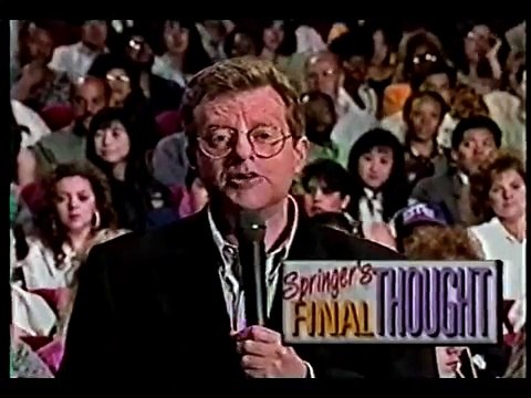 Jerry Springer 1993 Gay Rodeo Final Thought - LGBT Acceptance, Homophobia and Manly Stereotypes
