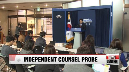 President Park appoints independent counsel, vows to answer questions in special probe