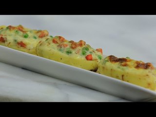 بطاطس محشية خضار بالبشاميل | نجلاء الشرشابي