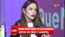 Pronto.com.ar Barbie Vélez habla sobre Fede y Laurita