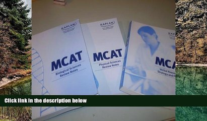 Buy Kaplan Kaplan MCAT Test Prep and Admissions: Biological Sciences Review Notes / Verbal