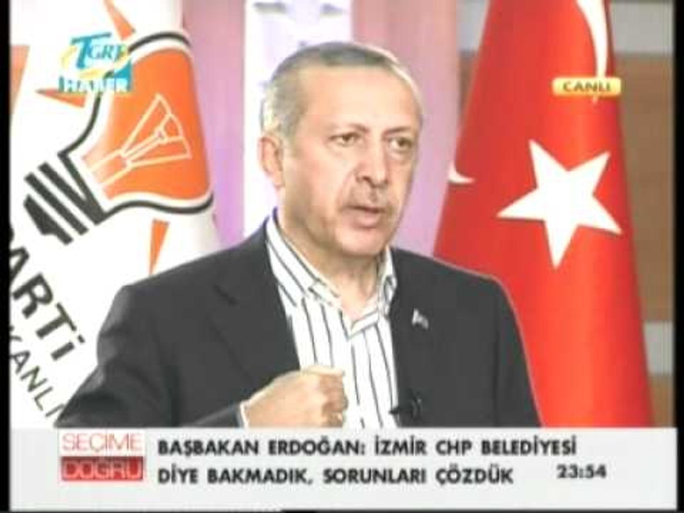 ERDOĞAN TGRTHABER'E KONUŞTU