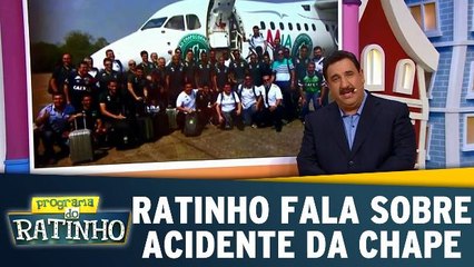 Ratinho fala sobre acidente da Chape