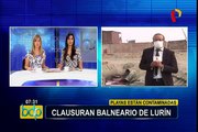 Clausuran balneario en Lurín: playas están contaminadas por desagüe