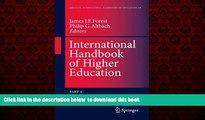 Buy  International Handbook of Higher Education: Part One: Global Themes and Contemporary