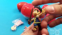 Surprises & Toys Jake and The Neverland Pirates & Disney Planes! SURPRISE EGGS RED COLOR!