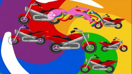 Riding | Coloring and Music | Rainbow Horse | BabyFirst TV