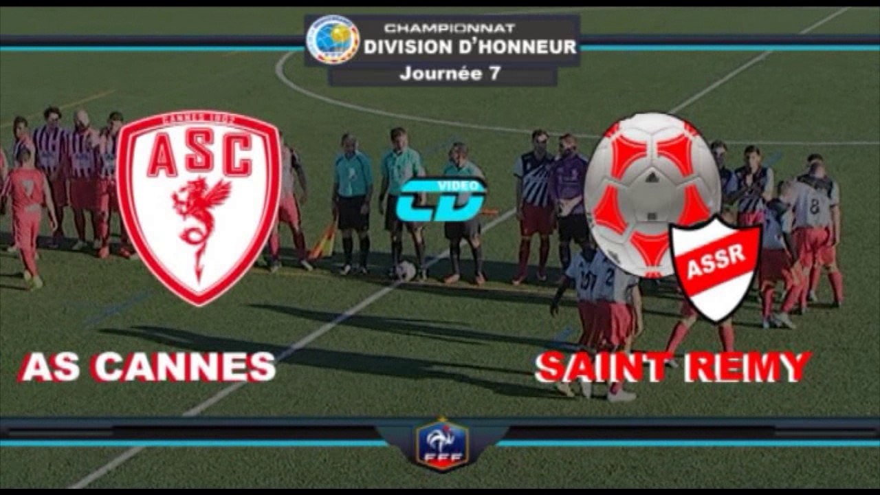 Résumé AS CANNES 1-1 ASSR J7 DH