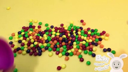 Learn Colours with Skittles Candy Shapes and Surprise Balls! Lesson 1