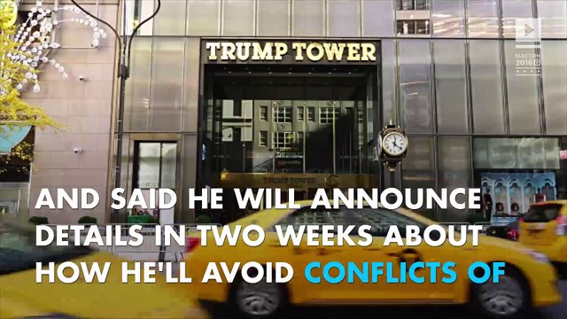 Trump tweets he will leave his business to focus on presidency