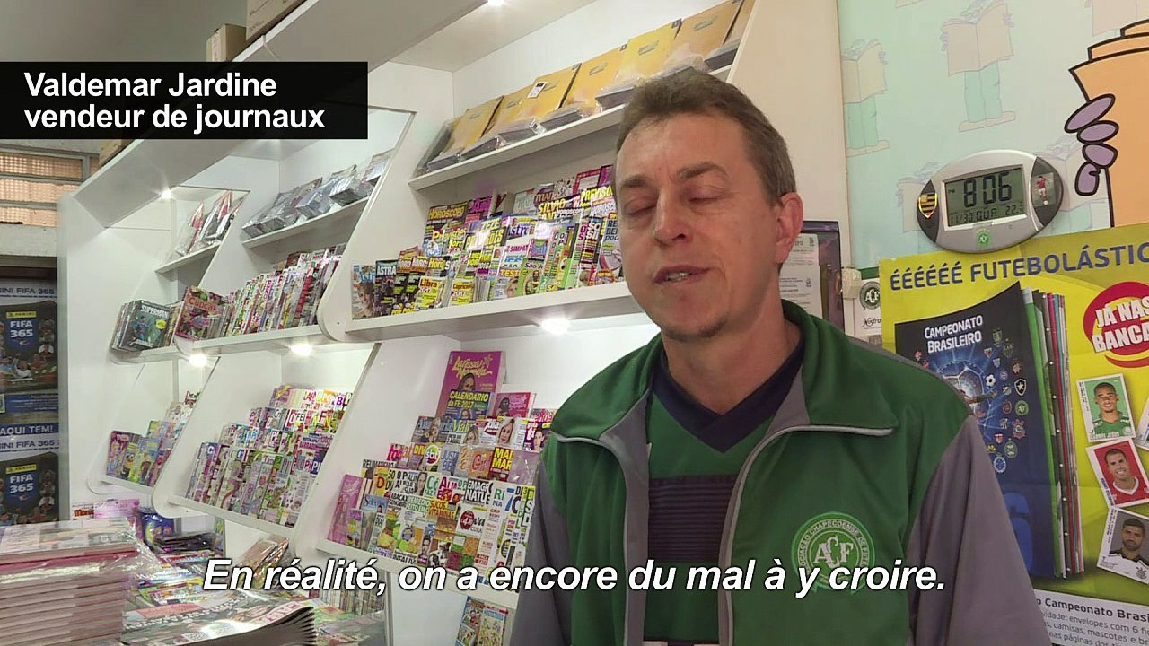 Brésil : la ville de Chapeco en deuil après la tragédie