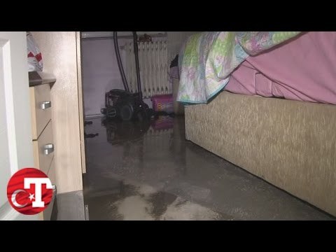 Sağanak Yağış Nedeniyle Zemin Katları Su Bastı