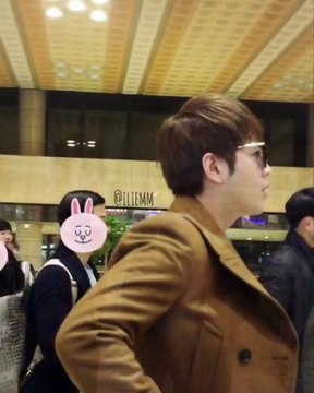 JANG KEUN SUK AT GIMPO AİRPORT ARRİVAL TO HANEDA AİRPORT JAPAN 30.11.2016