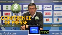 Conférence de presse Havre AC - RC Strasbourg Alsace (0-1) : Oswald TANCHOT (HAC) - Thierry LAUREY (RCSA) - 2016/2017